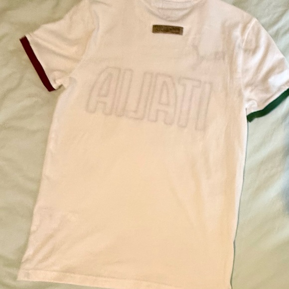 Puma Italia Graphic Tee – White/Pomegranate – Size S – NWT - Picture 7 of 9